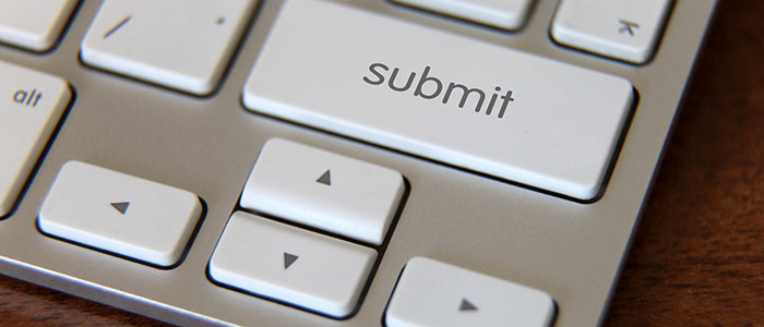 Computer with submit button