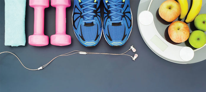 Weights, Sneakers, Ear Buds, and Healthy Snacks Weights, Sneakers, Ear Buds, and Healthy Snacks