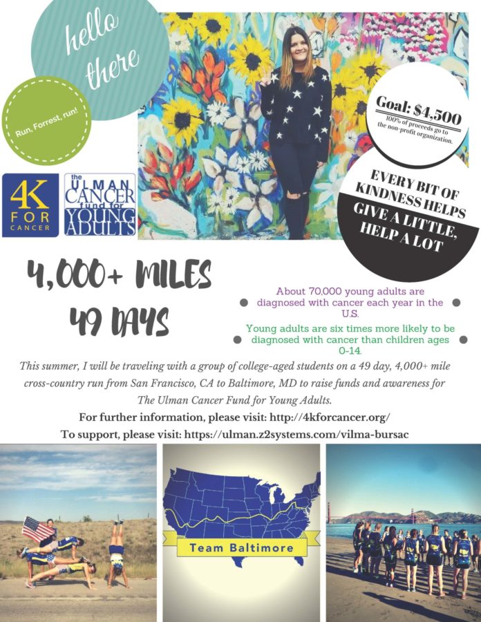 4k for cancer flyer