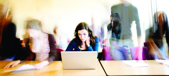 Girl on laptop