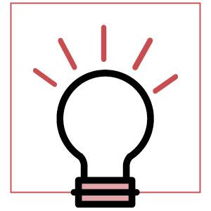 light bulb icon | how to be less insecure