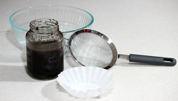 utensils for cold brew coffee recipe