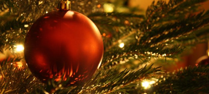 holiday2 Christmas bulb on tree