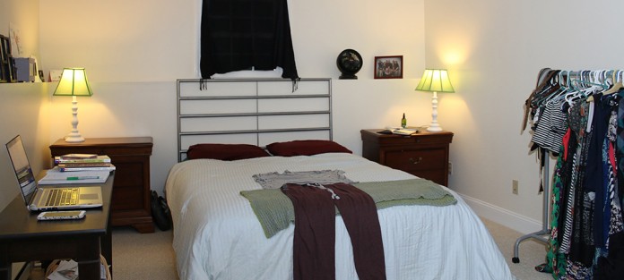 Organized bedroom
