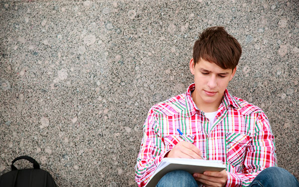 writing student writing