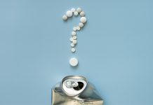 crushed can with pill bottles above, forming question mark | potential side effects of drinking alcohol while taking medication