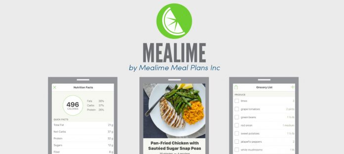 Mealime app screenshots