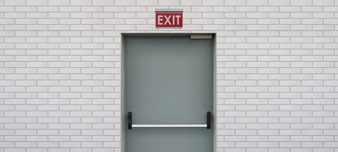 exit door