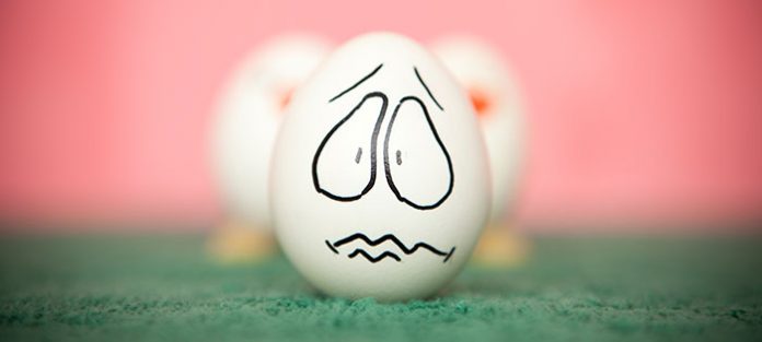 Concerned looking egg
