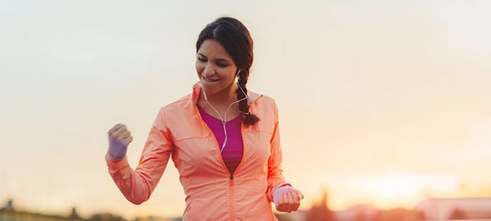 excited runner